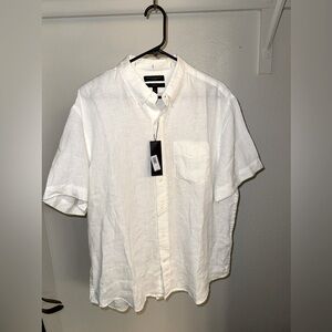 Linen button up Banana Republic